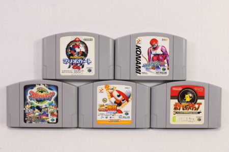 Lot of 5 Mario Kart Nagano Olympics '98 Jikkyou Baseball Pokemon Snap (B) Nintendo 64 N64