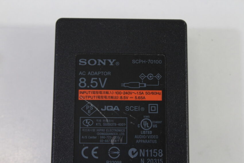 PS2 SCPH-70000 Slim White Console & AV Cable AC Adapter (B) SONY PlayStation 2 PS2