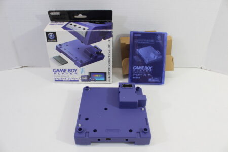Nintendo Gamecube Gameboy Player Purple DOL-017 CIB W/ Start Up Disc (B) Nintendo Gamecube GC