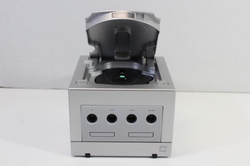 Nintendo Gamecube Platinum Silver Console Boxed with Manual OEM 1 Controller AC AV English Mod GC (A)