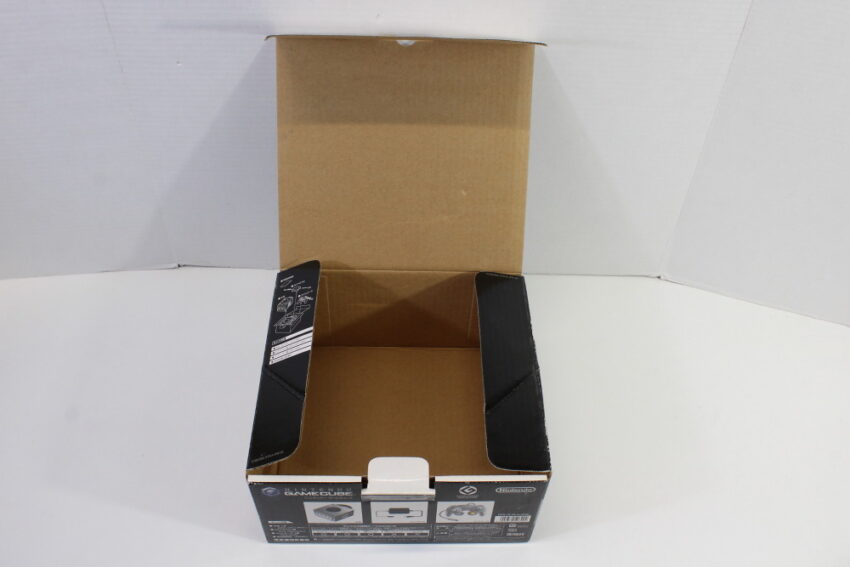 Nintendo Gamecube Platinum Silver Console Boxed with Manual OEM 1 Controller AC AV English Mod GC (A)