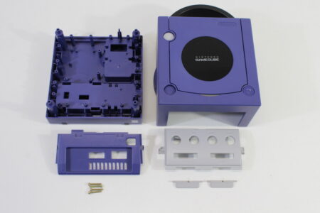 Nintendo GameCube OEM Replacement Shell Only Indigo Purple DOL-001 (For Parts or Repair) Nintendo GameCube GC