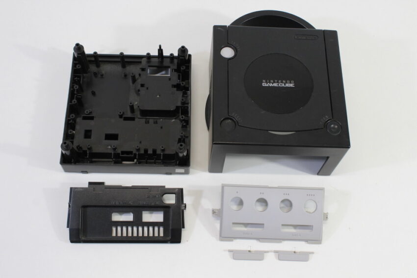Nintendo GameCube OEM Replacement Shell Only Jet Black DOL-001 (For Parts or Repair) Nintendo GameCube GC