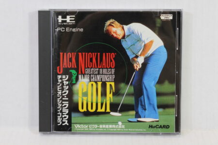 Jack Nicklaus Greatest 18 Holes of Major Championship Golf CIB HuCard (B) PC Engine / TurboGrafx-16