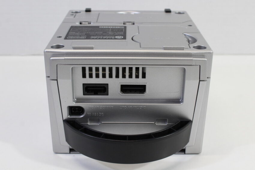 Nintendo GameCube Platinum Silver Console & Controller AC Adapter AV Cable GC Play US Region Games (A)