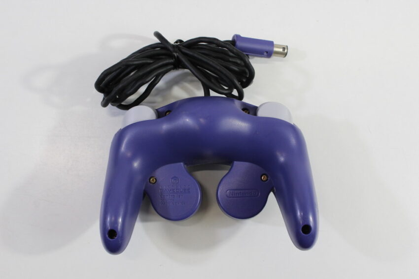 Nintendo GameCube Indigo Purple Console & Controller AC Adapter AV Cable GC Play US Region Games (B)