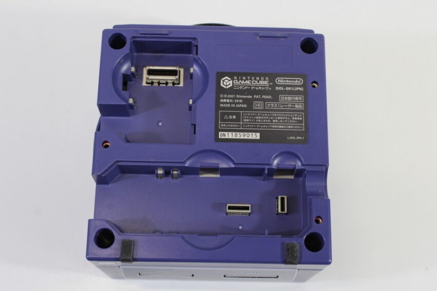 Nintendo GameCube Indigo Purple Console & Controller AC Adapter AV Cable GC Play US Region Games (B)
