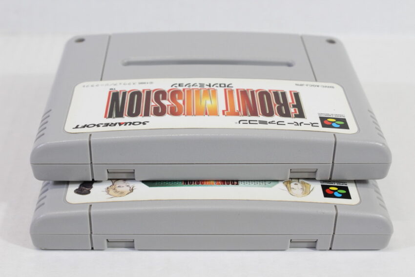 Lot of 2 Front Mission & Gun Hazard (B) Nintendo Super Famicom SFC