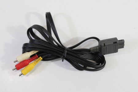 OEM Nintendo RCA AV Cable GC SNES N64 SFC Stiff Cord (C)