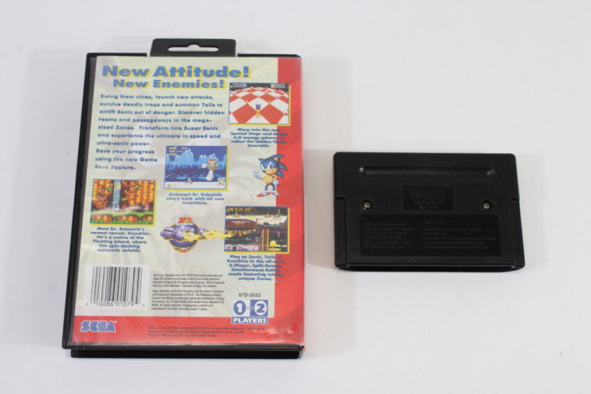 Sonic the Hedgehog 3 Boxed No Manual (B) SEGA Mega Driver MD