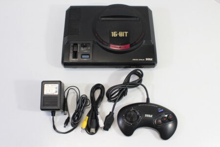 Sega Mega Drive Console Controller AC AV Bundle (C Cosmetic Wears) Sega Mega Drive MD Genesis