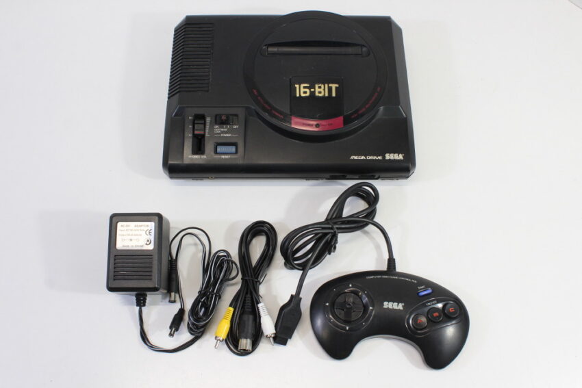 Sega Mega Drive Console Controller AC AV Bundle (C Cosmetic Wears) Sega Mega Drive MD Genesis
