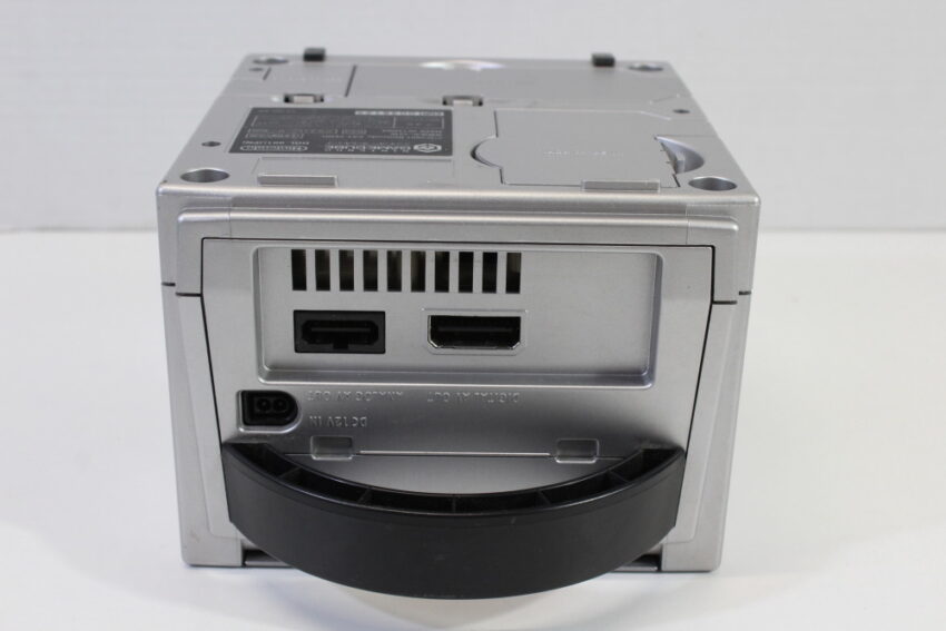 Nintendo GameCube Platinum Silver Console & Controller AC Adapter AV Cable GC Play US Region Games (B)