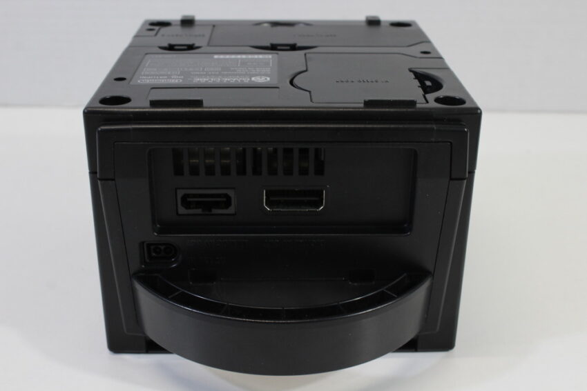 Nintendo GameCube Jet Black Console & Controller AC Adapter AV Cable GC Play US Region Games (B)