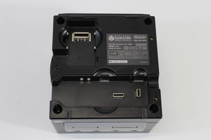 Nintendo GameCube Jet Black Console & Controller AC Adapter AV Cable GC Play US Region Games (B)