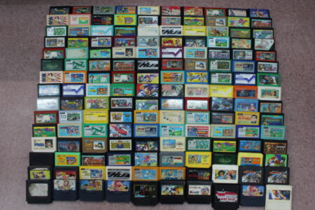 Wholesale Lot of 150 Nintendo Famicom Games FC (Untested)