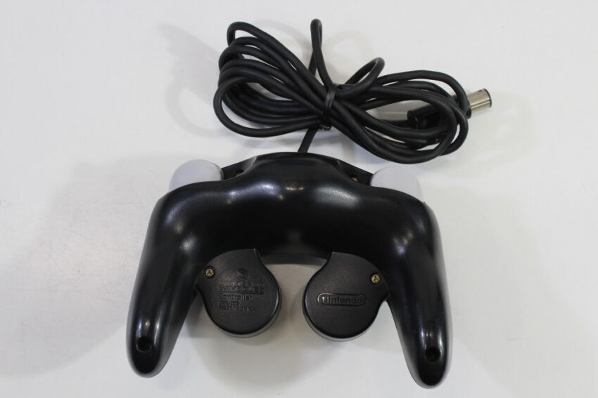 Nintendo GameCube Jet Black Console & Controller AC Adapter AV Cable GC Play US Region Games (B)