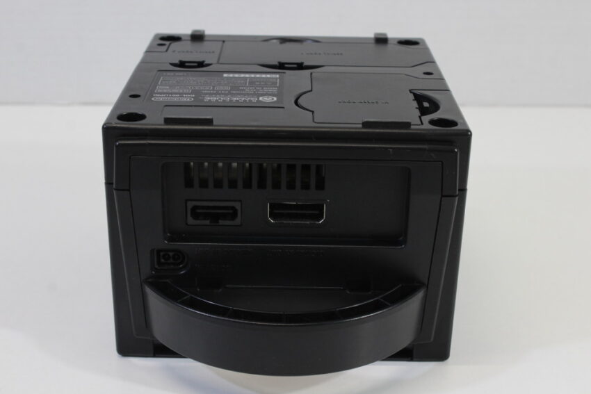 Nintendo GameCube Jet Black Console & Controller AC Adapter AV Cable GC Play US Region Games (B)
