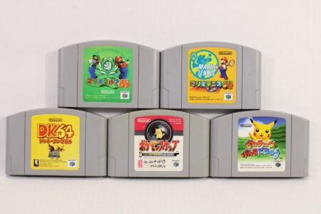 Lot of 5 Mario Golf / Tennis Donkey Kong 64 Pokemon Snap Hey You Pikachu (B) Nintendo 64 N64