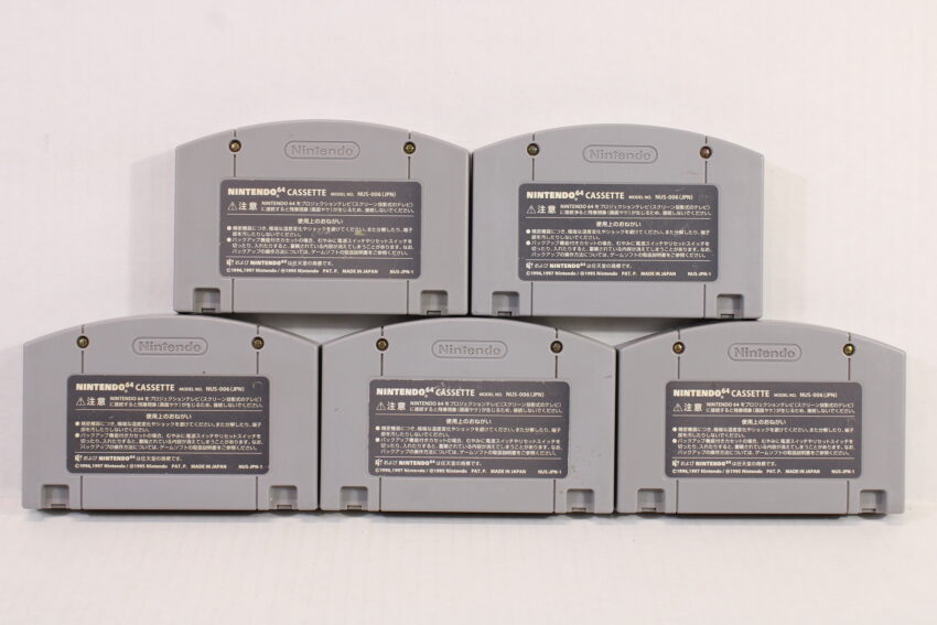 Lot of 5 Mario Golf / Tennis Donkey Kong 64 Pokemon Snap Hey You Pikachu (B) Nintendo 64 N64