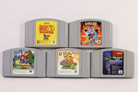 Lot of 5 Donkey Kong 64 Banjo Kazooie / Tooie 2 Custom Robo V2 Star Wars Shadows of Empire (B) Nintendo 64 N64
