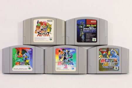 Lot of 5 Super Smash Bros Star Wars Shadows of the Empire Pokemon Stadium 1 2 Silver Gold (B) Nintendo 64 N64