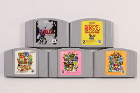 Lot of 5 Legend of Zelda Ocarina of Time Donkey Kong 64 Mario Party 1 2 3 (B) Nintendo 64 N64