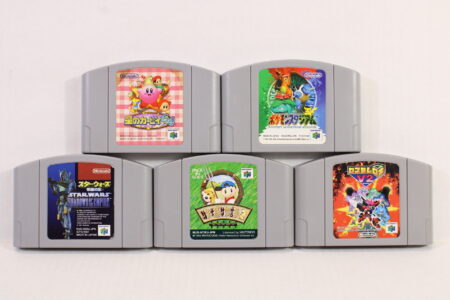 Lot of 5 Kirby Crystal Shards Pokemon Stadium Star Wars Shadows of Empire Harvest Moon Custom Robo V2 (B) Nintendo 64 N64