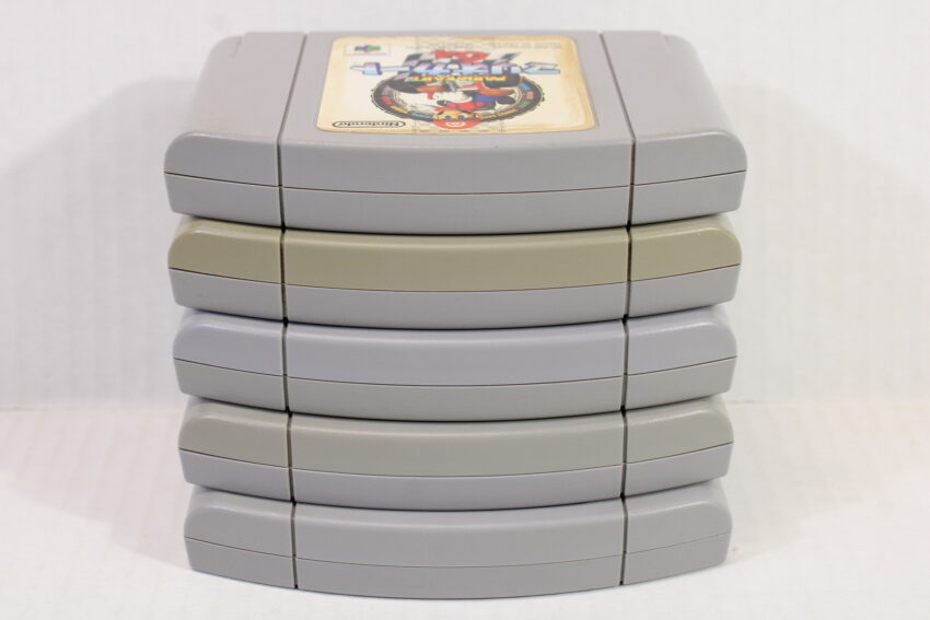 Lot of 5 Mario Kart Shiren The Wonderer Bass Tsuri Mario Golf / Tennis (B) Nintendo 64 N64
