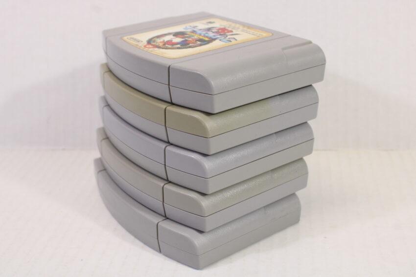 Lot of 5 Mario Kart Shiren The Wonderer Bass Tsuri Mario Golf / Tennis (B) Nintendo 64 N64