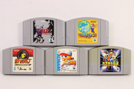 Lot of 5 Legend of Zelda Ocarina of Time Mario Tennis Pokemon Snap Jikkyou Baseball Custom Robo (B) Nintendo 64 N64