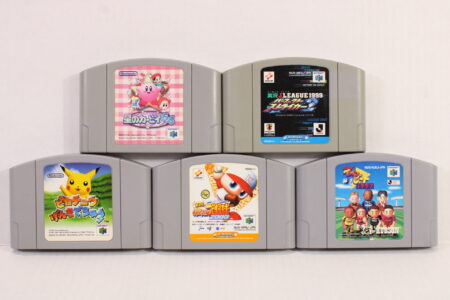 Lot of 5 Kirby Crystal Shards J. League 2 Hey You Pikachu Jikkyou Baseball Eleven Beat 1997 (B) Nintendo 64 N64