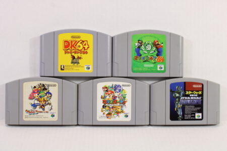 Lot of 5 Donkey Kong 64 Mario Golf Mario Party Shiren the Wonderer Star Wars Shadows of the Empire (B) Nintendo 64 N64