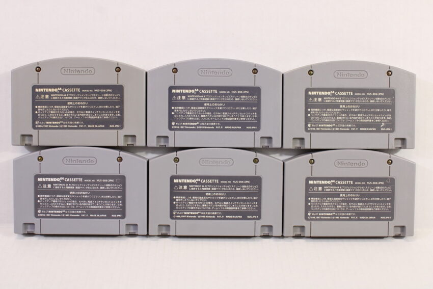Lot of 6 Mario Party 1 2 3 Pokemon Stadium 1 2 Silver Gold (B) Nintendo 64 N64