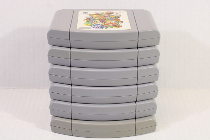 Lot of 6 Mario Party 1 2 3 Pokemon Stadium 1 2 Silver Gold (B) Nintendo 64 N64