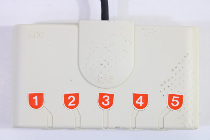 Official NEC PC Engine PI-PD003 5-Way Multitap Cosmetic Wear (B)