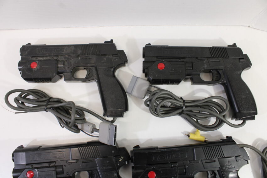 Wholesale lot of 5 Namco NPC-103 GunCon Light Gun Controller Playstation PS1 (Tested Not Working)
