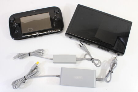 Nintendo Wii U Black Console 32GB WUP-101(01) Gamepad WUP-010 Charger WUP-011(JPN) AC Adapter WUP-002(JPN) (B) Nintendo Wii U