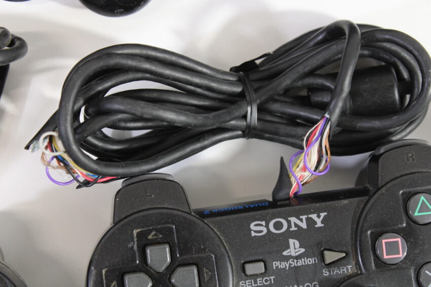 Wholesale Lot of 6 Official PlayStation 2 Dualshock 2 Controllers OEM PS PS2 (Uncleaned & Not Working Properly)