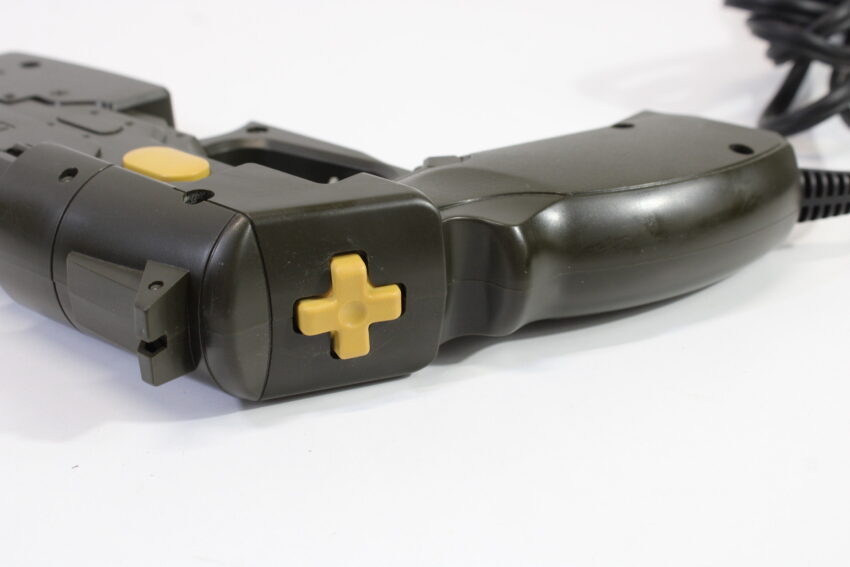 Namco NPC-106 GunCon 2 Light Gun Controller W/ Adapter Discolored Playstation 2 PS2 (B)