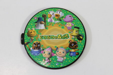 Nintendo GameCube OEM Replacement Jewel Logo Name Plate W/ Animal Crossing e+ Sticker (B Used) Nintendo GameCube GC