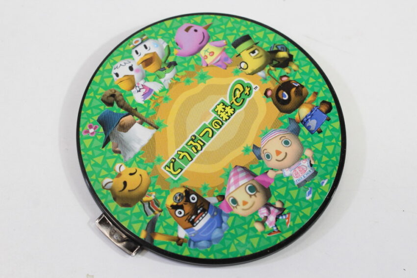 Nintendo GameCube OEM Replacement Jewel Logo Name Plate W/ Animal Crossing e+ Sticker (B Used) Nintendo GameCube GC