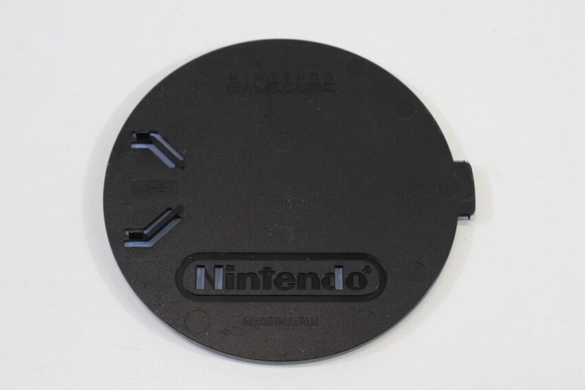 Nintendo GameCube OEM Replacement Jewel Logo Name Plate W/ Animal Crossing e+ Sticker (B Used) Nintendo GameCube GC