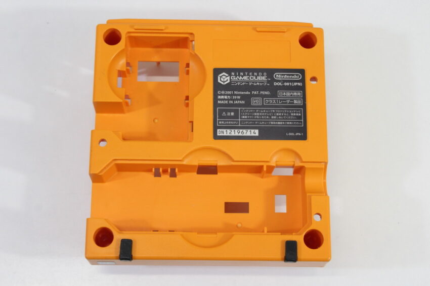Nintendo GameCube OEM Replacement Bottom Shell Only Spice Orange DOL-001 (C Cosmetic Wears) Nintendo GameCube GC