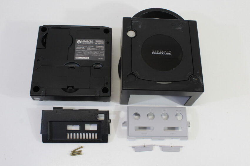 Nintendo GameCube OEM Replacement Shell Only Jet Black DOL-001 (For Parts or Repair) Nintendo GameCube GC