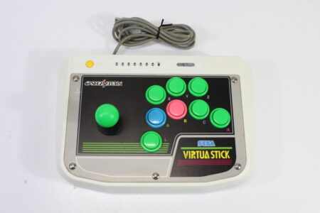 Official Sega Saturn Virtua Stick Arcade Controller HSS-0136 (C Cosmetic Wears / Cig.Odor)