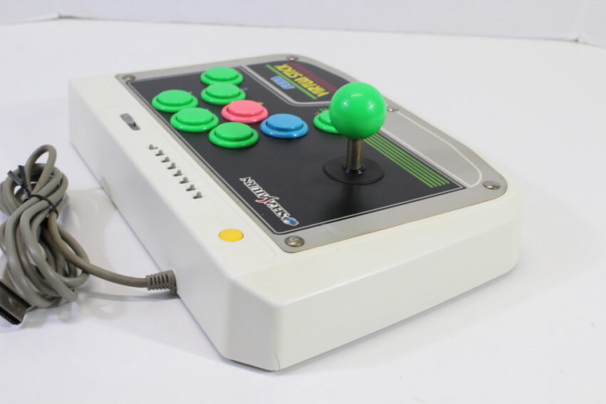 Official Sega Saturn Virtua Stick Arcade Controller HSS-0136 (C Cosmetic Wears / Cig.Odor)