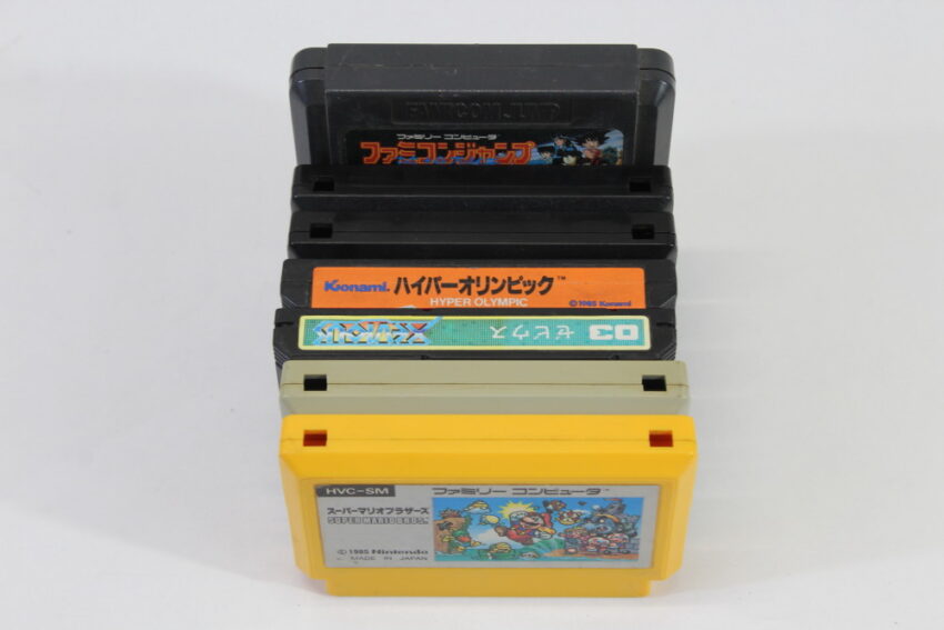 Lot of 7 Nintendo Famicom Game Super Mario Bros F1 Race Xevious Famicom Jump Nekketsu Soccer (B~C) Nintendo Famicom FC