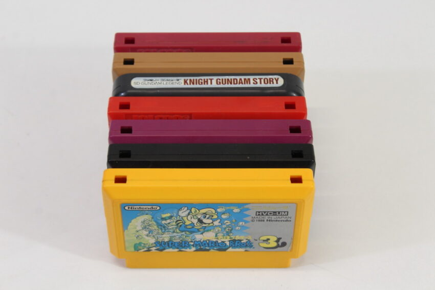 Lot of 7 Nintendo Famicom Game Super Mario Bros 3 Jajamaru Hattori Kun Portpia Serial Murder Case (B~C) Nintendo Famicom FC