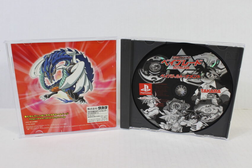 Bakuten Shoot Beyblade Bey Battle Tournament CIB (B) SONY PlayStation 1 PS1